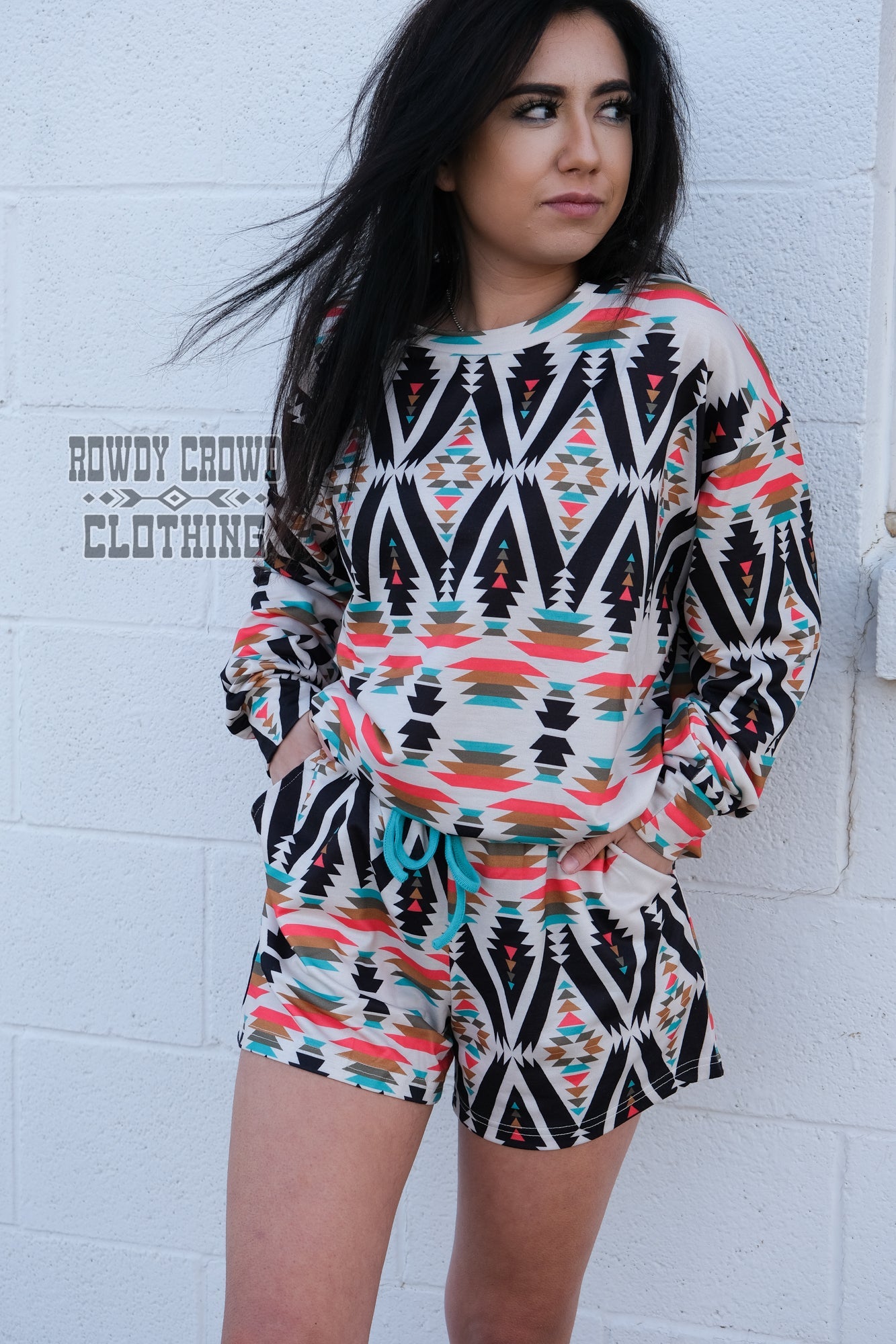 western sleep set, western pajamas, western lounge set, western apparel, western wholesale, aztec print, western clothing and accessories, wholesale clothing and accessories, western, womens western lounge set, womens cowboy lounge set, old west lounge set, western lounge wear, wholesale clothing, aztec print lounge wear