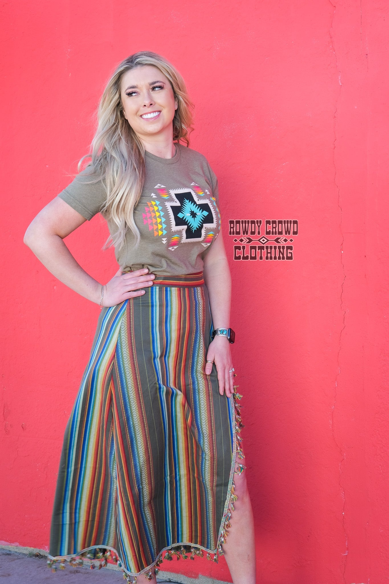 Western Skirt, Women's Skirt, Western Apparel, Western Wholesale, Wholesale Clothing, Serape Print, Serape Skirt, Western Fashion, Western Boutique