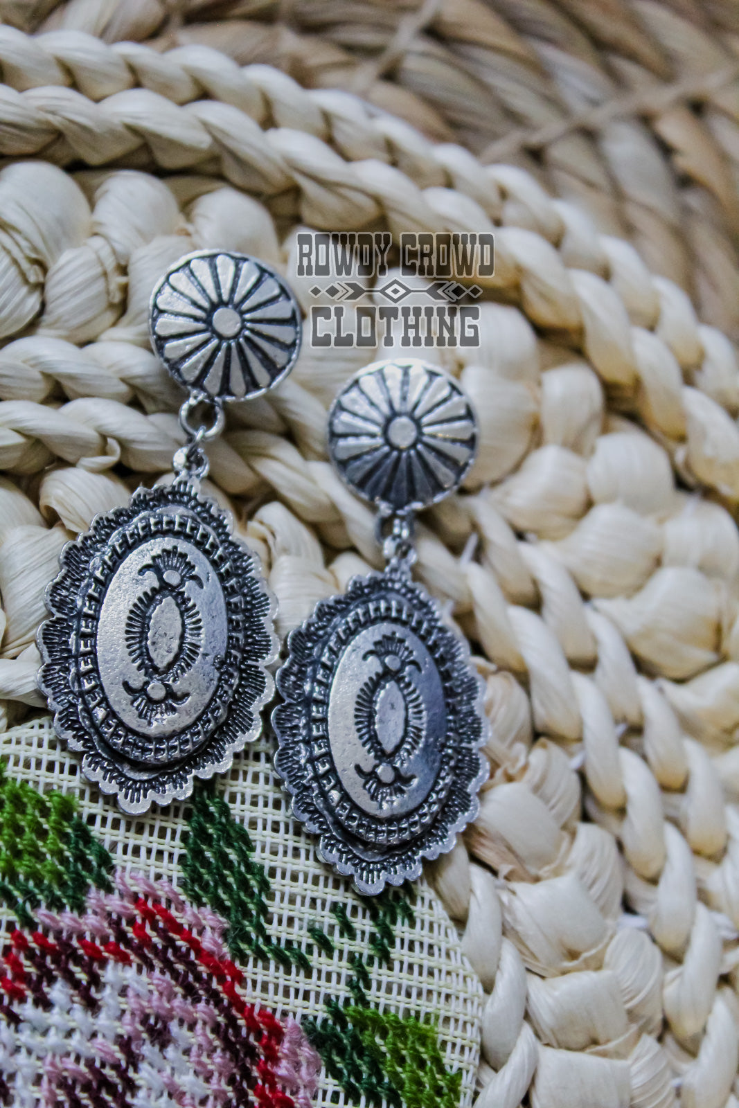 Western Accessories, Western Jewelry, Earrings for Women, Southwestern Jewelry, Western Jewelry Wholesale, Cowgirl Jewelry, Western Wholesale, Wholesale Accessories, Wholesale Jewelry, western boho earrings, concho earrings, stud earrings, silver stud concho, silver concho earrings