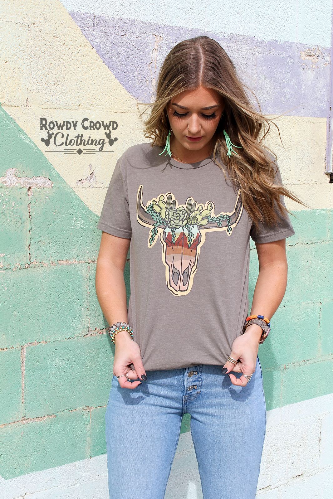 Sunset Skull Tee