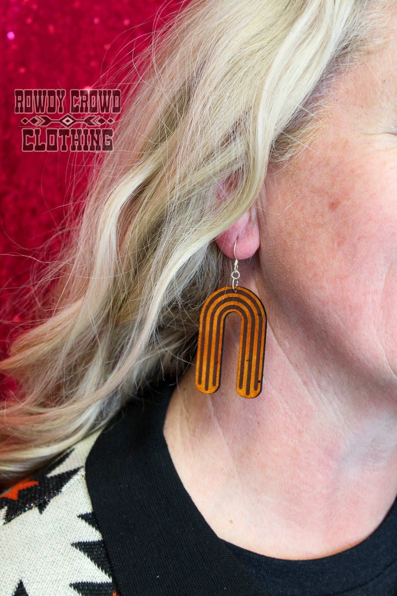 Western Accessories, Western Jewelry, Earrings for Women, Southwestern Jewelry, Western Jewelry Wholesale, Cowgirl Jewelry, Western Wholesale, Wholesale Accessories, Wholesale Jewelry, leather earrings, dangle earrings, western boho earrings