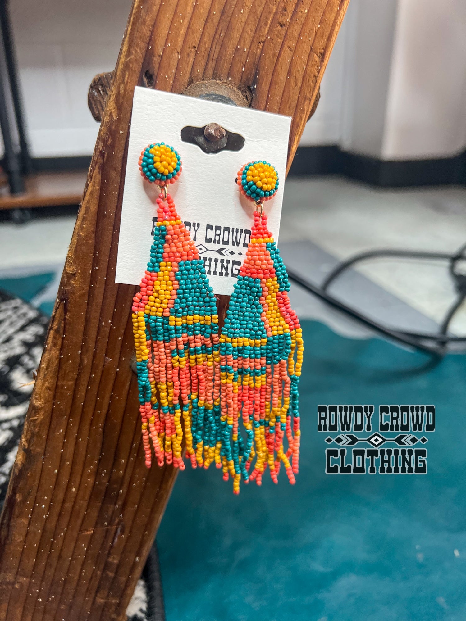 Western Accessories, Western Jewelry, Earrings for Women, Southwestern Jewelry, Western Jewelry Wholesale, Cowgirl Jewelry, Western Wholesale, Wholesale Accessories, Wholesale Jewelry, beaded earrings, beaded dangle earrings, western boho earrings,