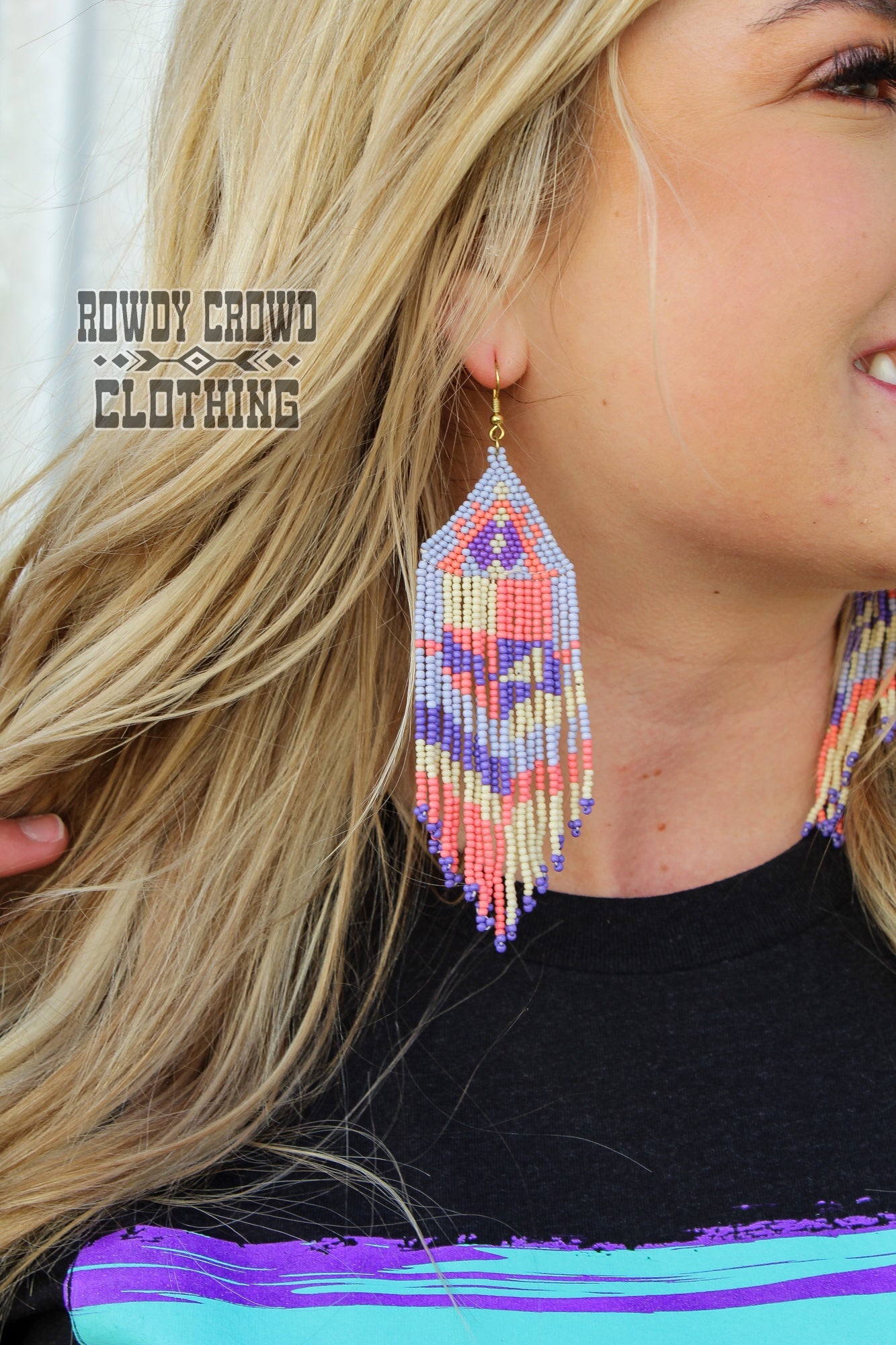 Western Accessories, Western Jewelry, Earrings for Women, Southwestern Jewelry, Western Jewelry Wholesale, Cowgirl Jewelry, Western Wholesale, Wholesale Accessories, Wholesale Jewelry, beaded earrings, beaded dangle earrings, western boho earrings, 